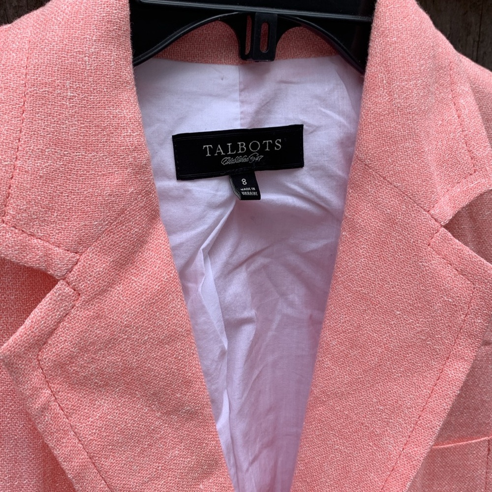 Talbots size 8 gorgeous linen blazer!! - Picture 2 of 7